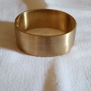 Flat Gold Bangle